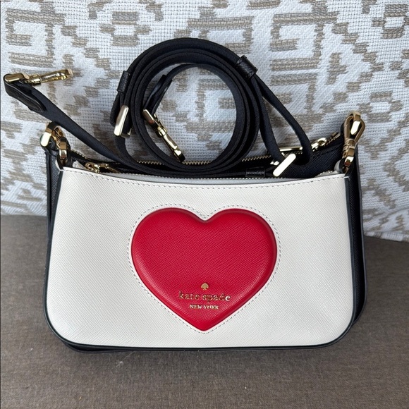 kate spade Handbags - NWOT Kate Spade Duet Puffy Heart Crossbody